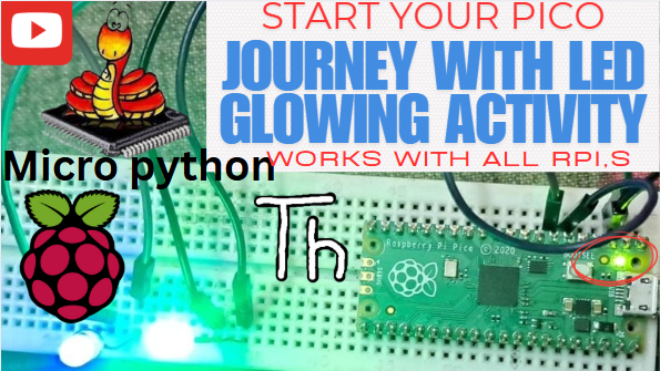 Start Your Raspberry Pi Pico Journey with LED Glowing Activity